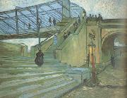 Vincent Van Gogh The Trinquetaille Bridge (nn04) USA oil painting artist